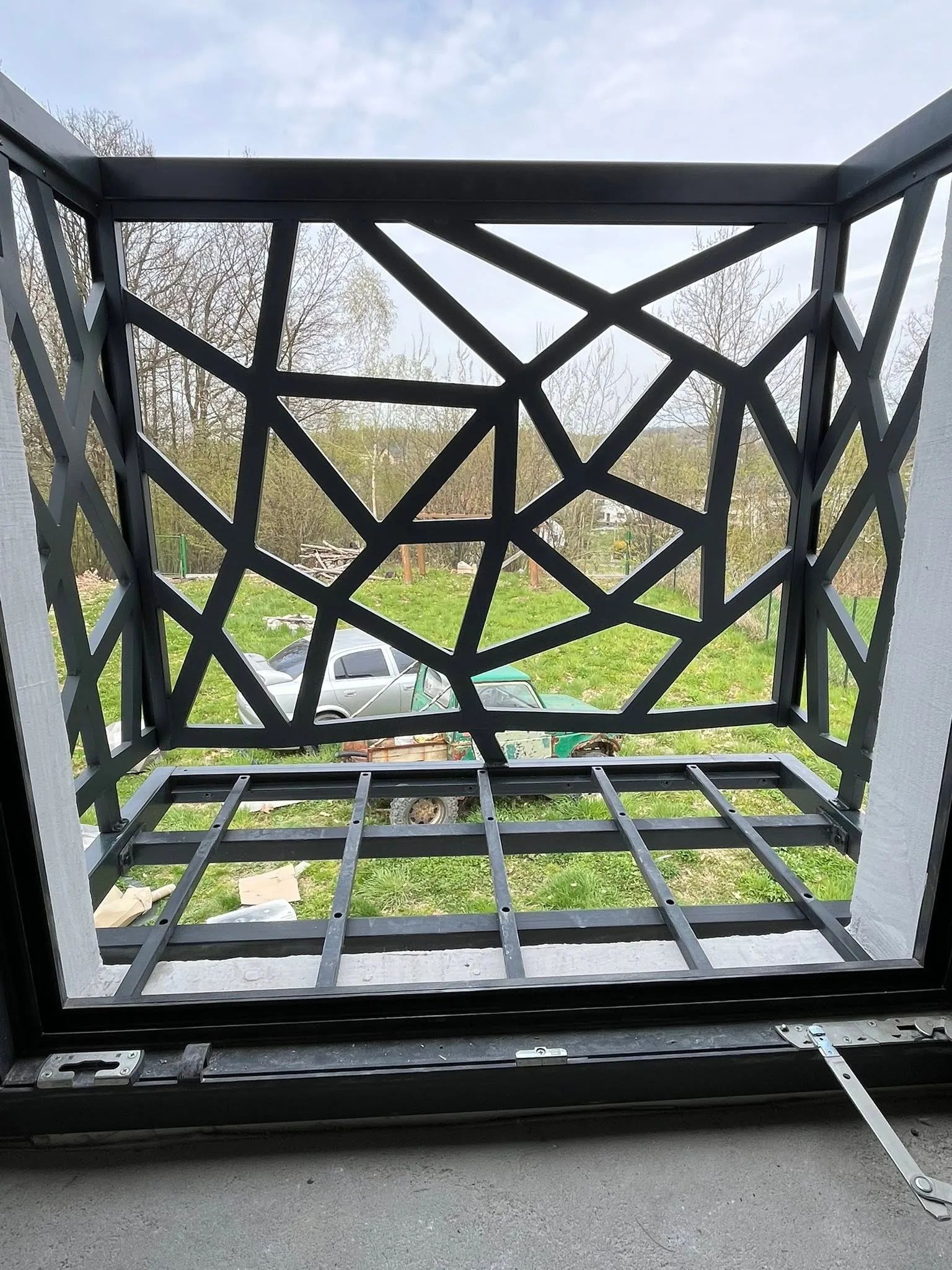Balustrada balkonowa geometryczna SPAWLINE Rybnik